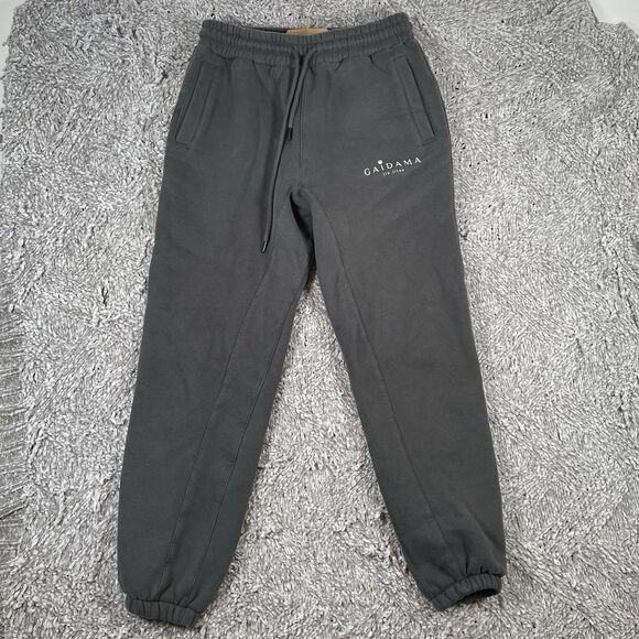Gaidama Jiu Jitsu Sweatpants Men's Medium Gray Activewear Performance Wear - Picture 1 of 7